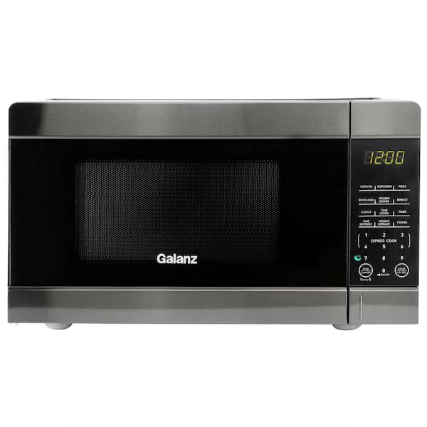 Galanz 0.9 cu ft. 10 Level 900-Watt Countertop Microwave in Gray 985121269M  - The Home Depot