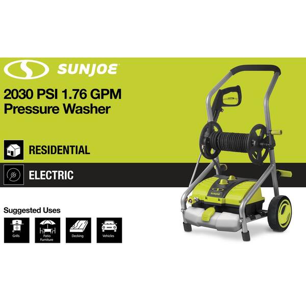 Sun Joe 2030 PSI 1.76 GPM 14.5 Amp 
