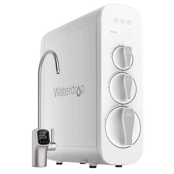 Waterdrop Tankless 3-Stage Under-Sink Reverse Osmosis Water Filtration System with 400 GPD Membrane NSF Certified