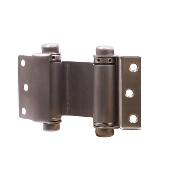 Everbilt 3 in. Square Radius Stainless Steel Double Action Hinge