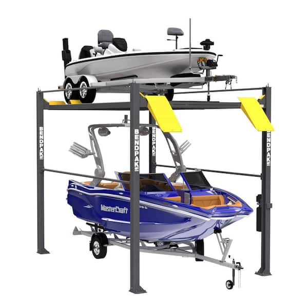 BENDPAK HD-7500PBX 4 Post Car Lift, Vehicle and Boat storage Lift, with 7500 lb. Capacity and 144 in. Rise