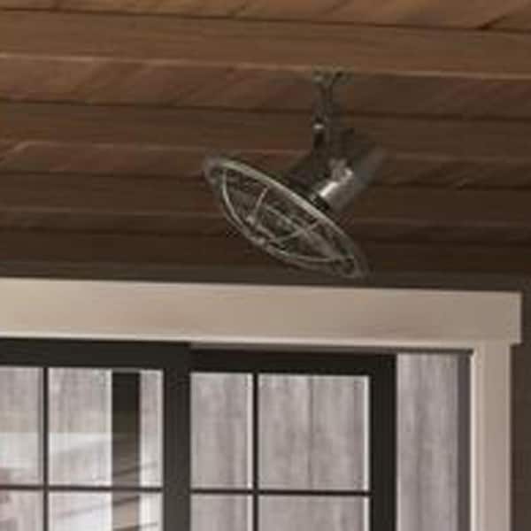 Home Decorators Collection Bentley II 18 in. Indoor/Outdoor Brushed Nickel Oscillating Ceiling Fan with Wall Control