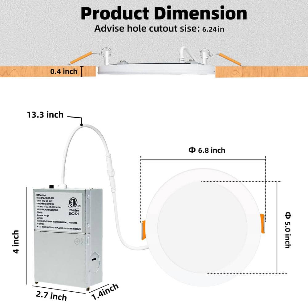 Bronze Hardwired LED Outdoor Wall Pack Light with Dusk-to-Dawn Sensor