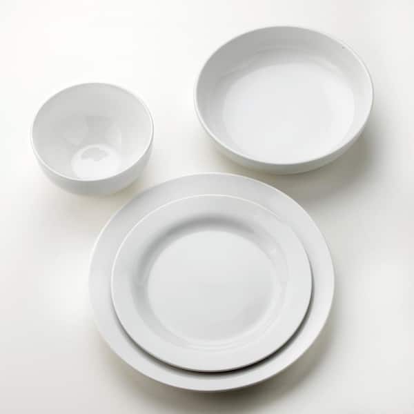 Mont Blanc 16 Piece Double Bowl Dinnerware Set (Service for 4)