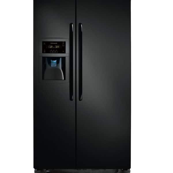 Frigidaire 22.2 cu. ft. Side by Side Refrigerator in Black, Counter Depth
