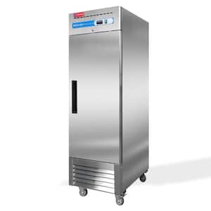 27 in W, 23 cu.ft. Commercial Refrigerator with Stainless Steel, -8-0°F