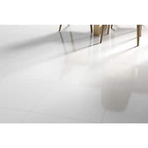 Marble Thassos White Polished 17.99 in. x 17.99 in. Marble Floor and Wall Tile (2.25 sq. ft.)