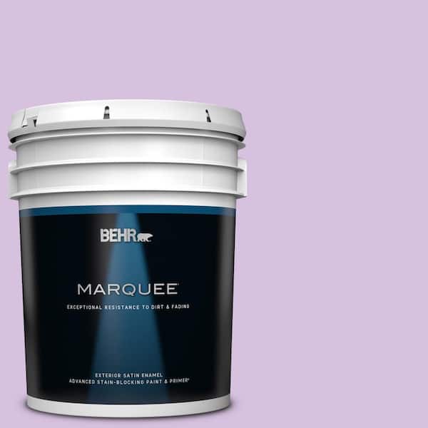 BEHR MARQUEE 5 gal. #660A-3 New Violet Satin Enamel Exterior Paint & Primer