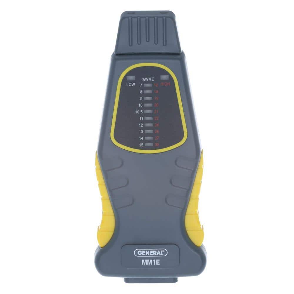 Compact Gray and Yellow LED Display Moisture Meter