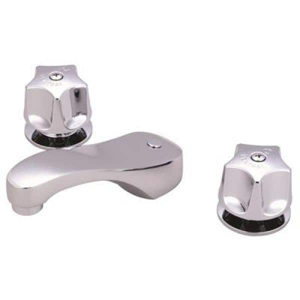 Central Brass 8 in. Widespread 2-Handle Bathroom Faucet in Polished Chrome