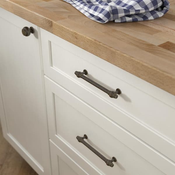 Opulent Round 5-1/16 in. (128 mm) Classic Warm Chestnut Cabinet Drawer Bar Pull