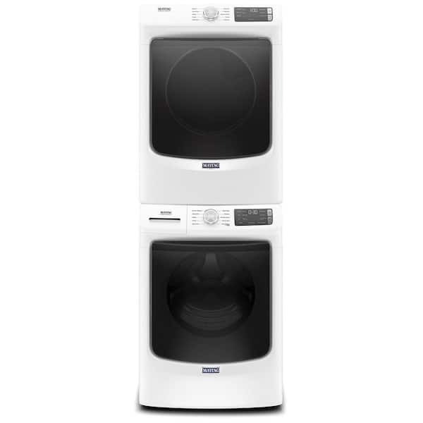 Maytag - 4.5 cu. ft. White Stackable Front Load Washing Machine with 12-Hour Fresh Spin, ENERGY STAR