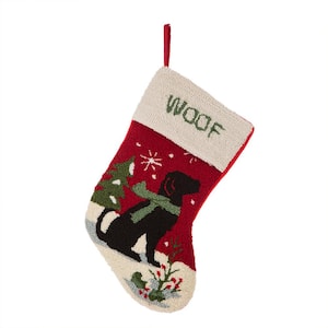20.00 in. L Acrylic Hooked Stocking, Dog