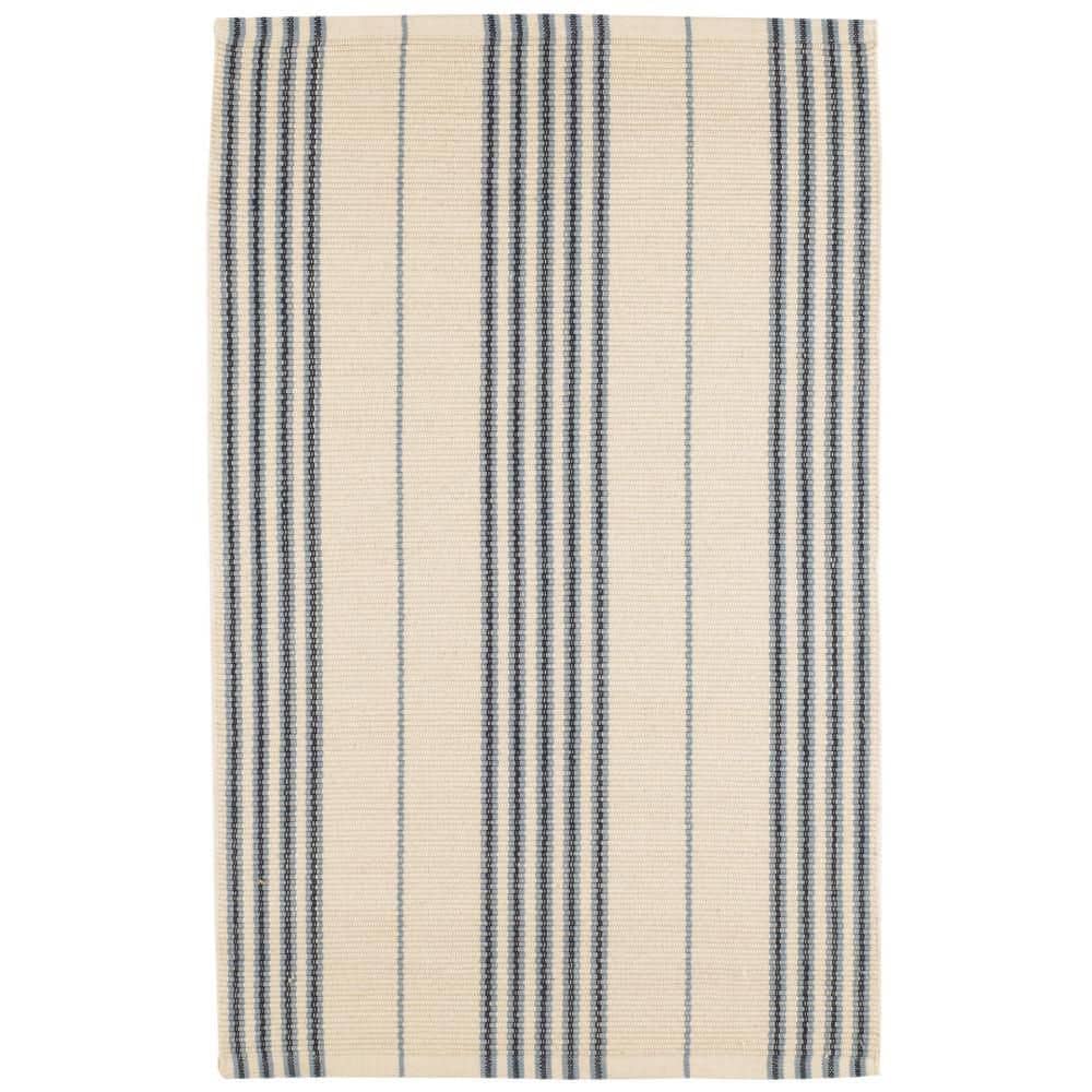 Conway Handwoven Cotton Blue 10 ft. x 14 ft. Indoor Area Rug price history on PriceWatchPro