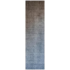 Chantille ACN569 Chocolate 2 ft. 3 in. x 7 ft. 6 in. Machine Washable Indoor/Outdoor Geometric Runner Rug
