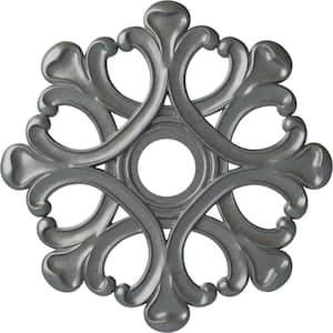20-7/8 in. x 3-5/8 in. ID x 1 in. Angel Urethane Ceiling Medallion (Fits Canopies upto 4-3/8 in.), Platinum