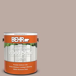 BEHR 1 gal. #310D-4 Gold Buff Solid Color House and Fence Exterior Wood  Stain 01101 - The Home Depot