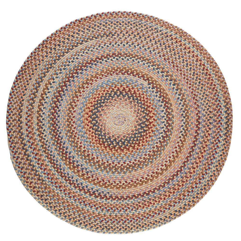 Annie Wheat Field 8 ft. x 8 ft. Round Indoor Braided Area Rug price history on PriceWatchPro