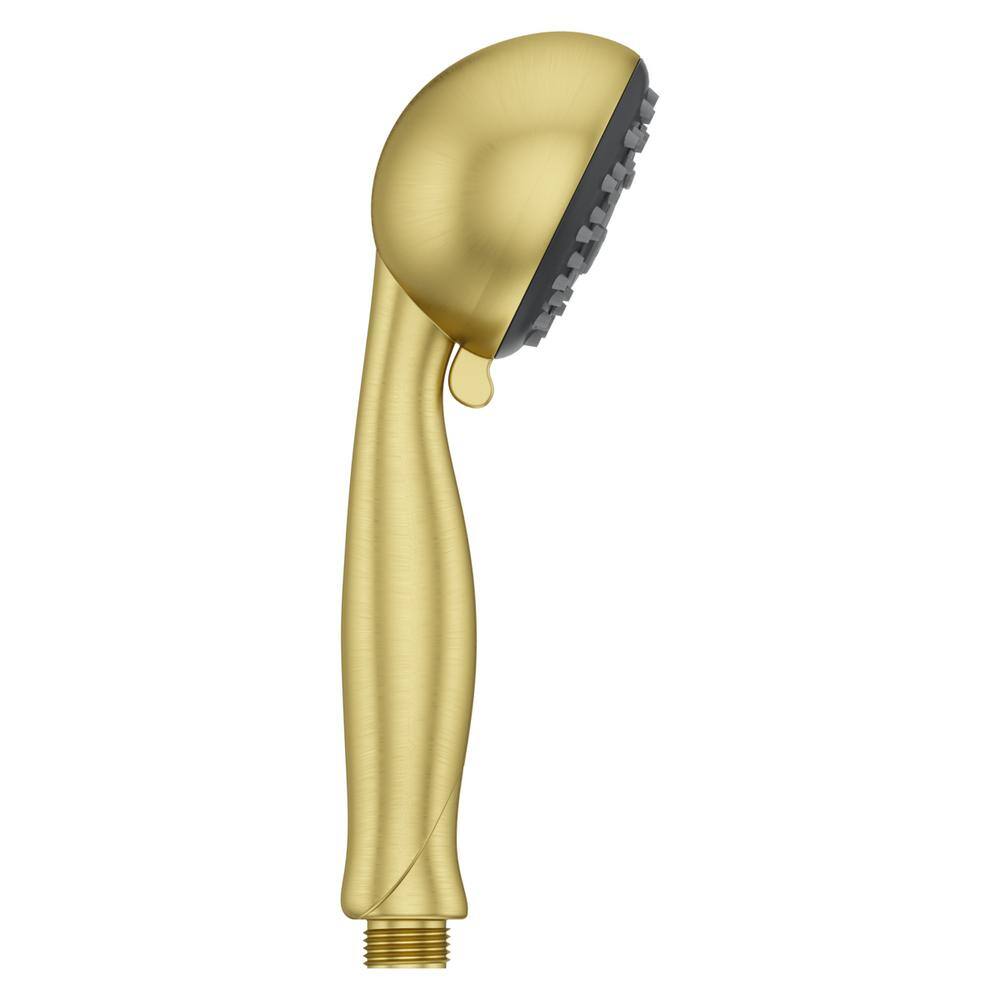 Pfister 3Spray Patterns 3.09 in. Wall Mount Handheld Shower Head in Brushed Gold LG16190BG