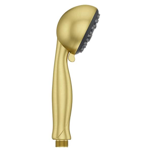 Pfister 3-Spray Patterns 3.09 in. Wall Mount Handheld Shower Head in Brushed Gold