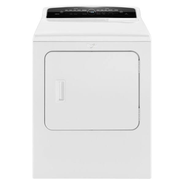 Whirlpool 7.0 cu. ft. 120-Volt High-Efficiency White Gas Vented Dryer with Advanced Moisture Sensing and Intuitive Touch Controls