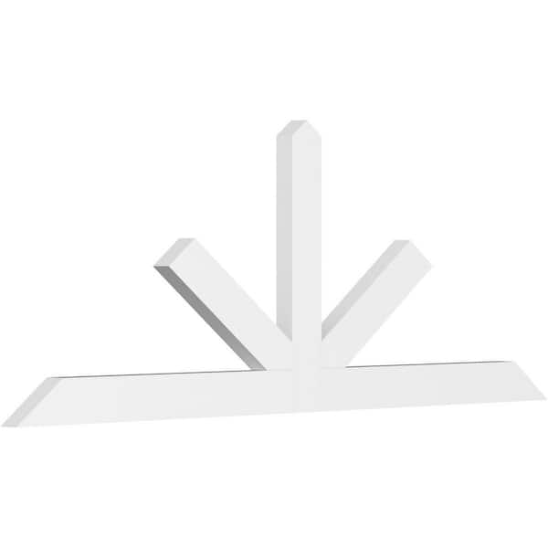 Ekena Millwork Saratoga 72 in. W x 27 in. H x 2 in. D Signature Polyurethane Bracket
