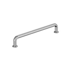 Factor 6-5/16 in. (160 mm) Center-to-Center Polished Chrome Cabinet Bar Pull (1-Pack)