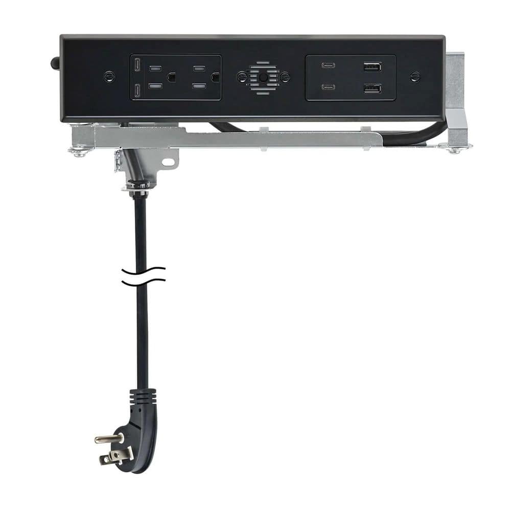 Black 15 Amp Blade Duo In-Drawer Outlet with (2) 65W USB-C, (2) 30W USB-C, (2) USB-A and (2) AC Ports price history on PriceWatchPro