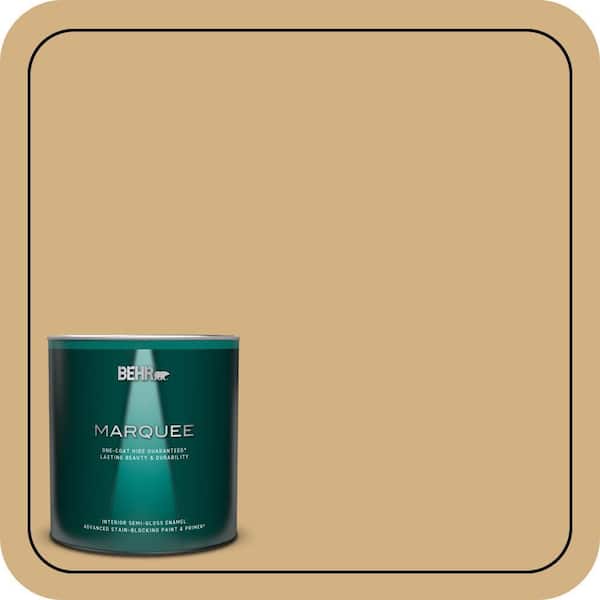 1 qt. #QE-29 Light Oak Semi-Gloss Enamel Interior Paint & Primer