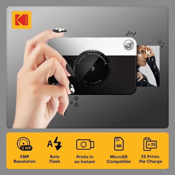 Kodak Printomatic Instant Print Camera - Prints on 2 in. x 3 in