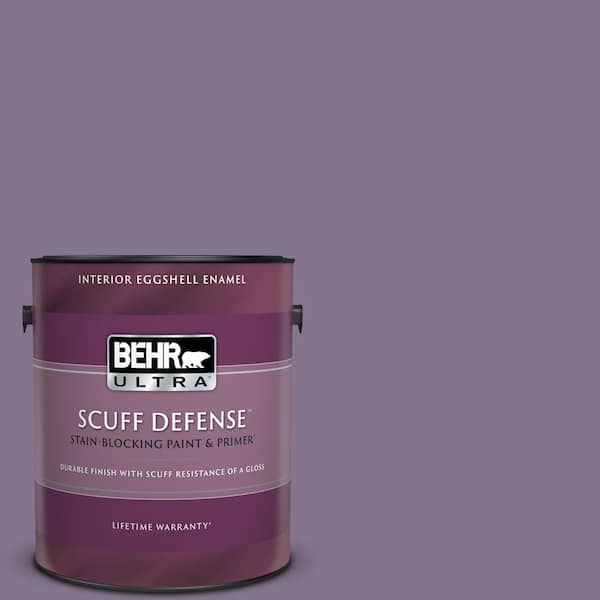 BEHR ULTRA 1 gal. #S100-5 Purple Potion Extra Durable Eggshell Enamel Interior Paint & Primer
