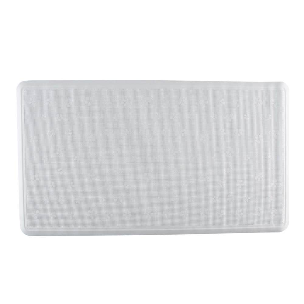 Moda at Home Andover 15.7 x 27.9 PVC Textured Tub Mat - Clear