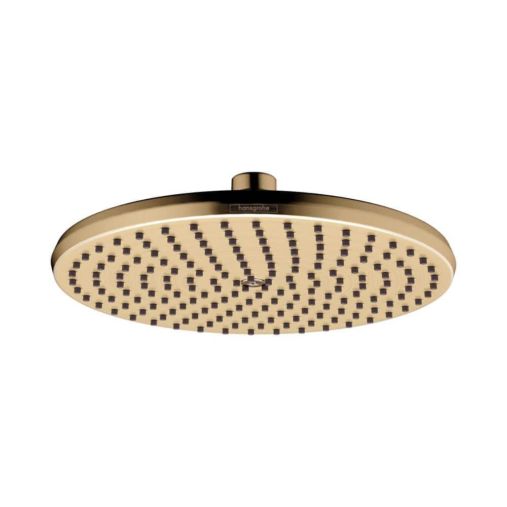 Locarno 1-Spray Patterns with 2.5 GPM 10 in. Wall Mount Fixed Shower Head in Brushed Bronze price history on PriceWatchPro