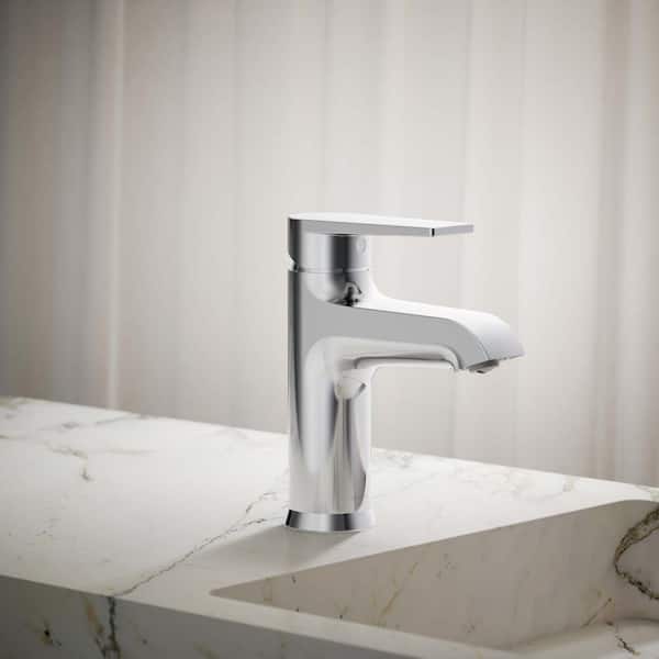 Hint Single-Handle Single-Hole Bathroom Faucet in Polished Chrome
