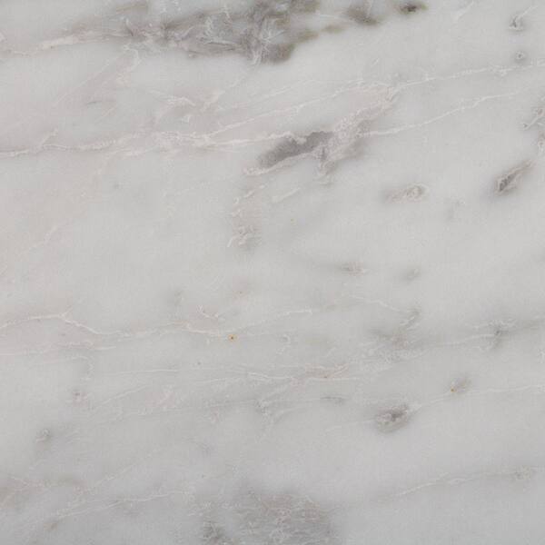 Home Decorators Collection - 21 in. Marble Sidesplash in Carrara