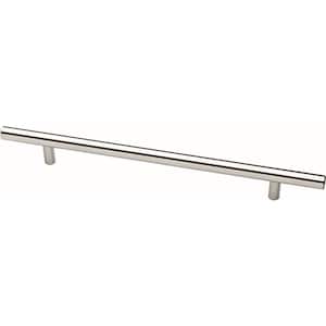 Essentials 7-1/2 in. (190mm) Center-to-Center Satin Nickel Steel Bar Drawer Pull (10-Pack)