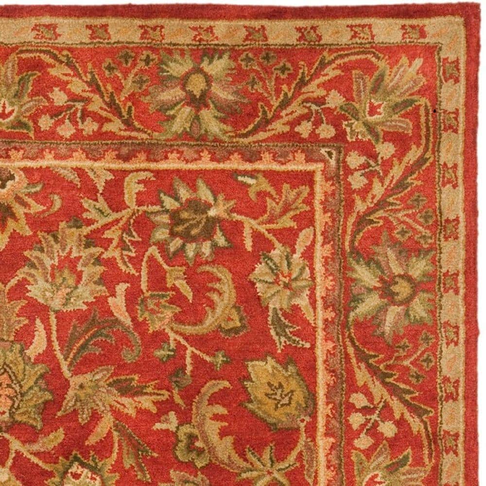Antiquity Red Wool 6' x 9' Hand Tufted Area Rug