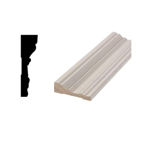 Woodgrain Millwork WG 1646 7/8 in. x 3-1/4 in. Primed Finger-Jointed Door and Window Casing