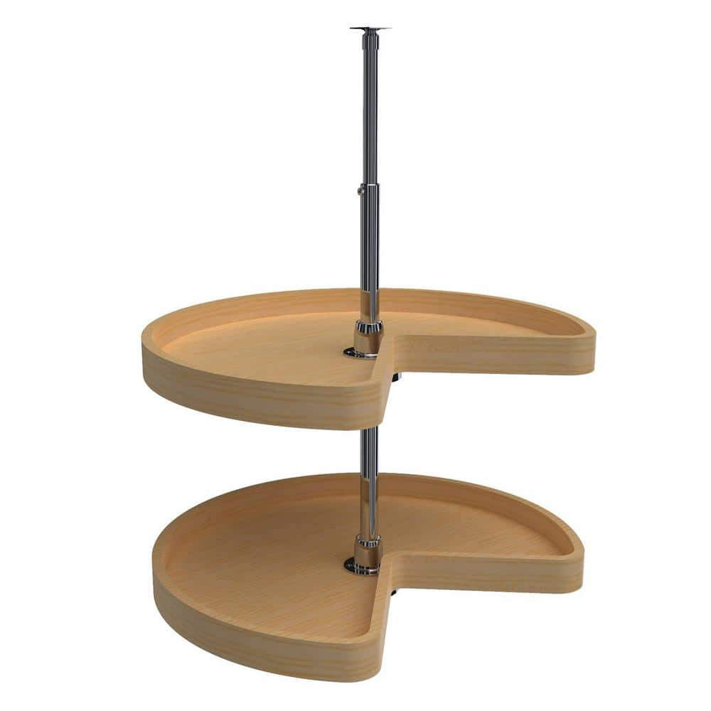 Richelieu Kitchen Solutions Swiveling 32 Diameter Wood Kidney