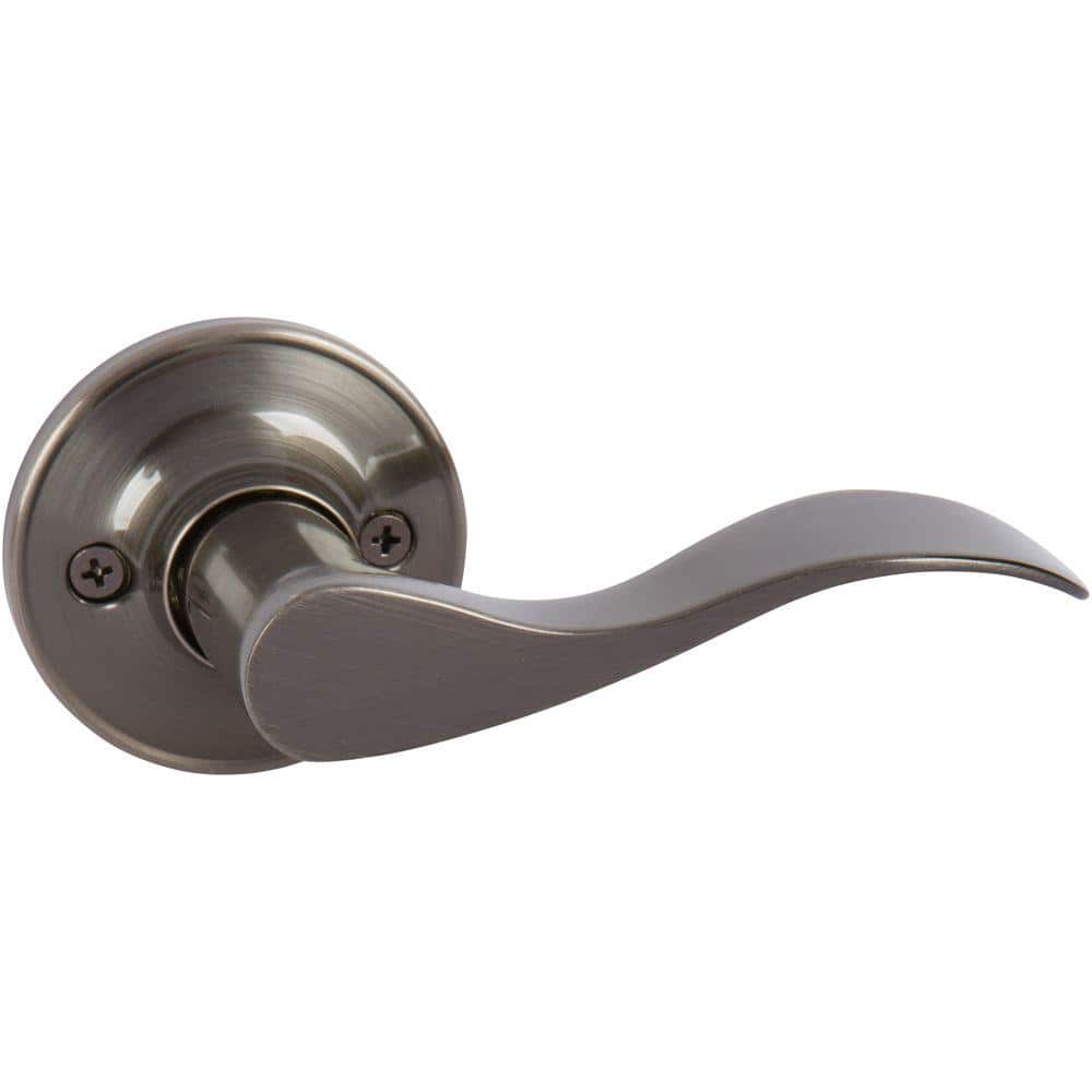 Callan Bennett Antique Nickel Right-Handed Dummy Door Lever
