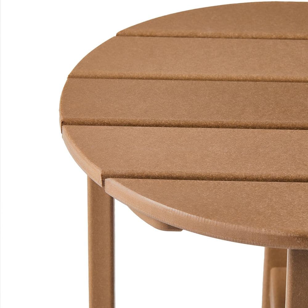 Teak Round 18" Outdoor Side Table