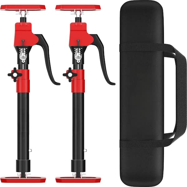 2-Pack Cabinet Jacks for Installing Cabinet, Heavy Duty Third Hand Tools Adjustable Support Pole from 18.5 in.-29.5 in.