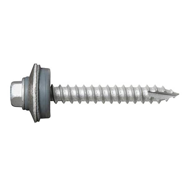 Palram 2 in. Wood Screw Polycarbonate Fastener Roof Panel with 19 mm EPDM Washer (25-pack)