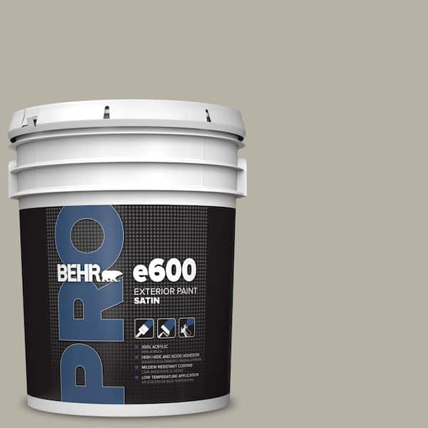 BEHR PRO 5 gal. #HDC-CL-27G Rushmore Gray Satin Exterior Paint