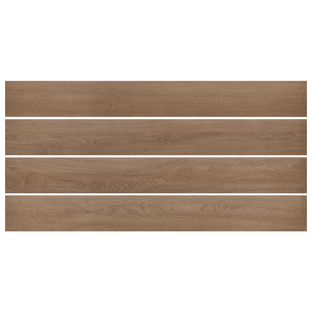 Hemlock Brown Large Format Matte Porcelain Floor and Wall Tile