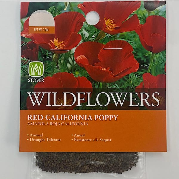 Stover Red Poppy California Seed