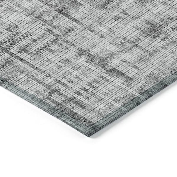 Chantille Machine Washable Indoor/Outdoor Abstract ACN2130 Gray 1 ft. 8 in. x 2 ft. 6 in. Accent Rug