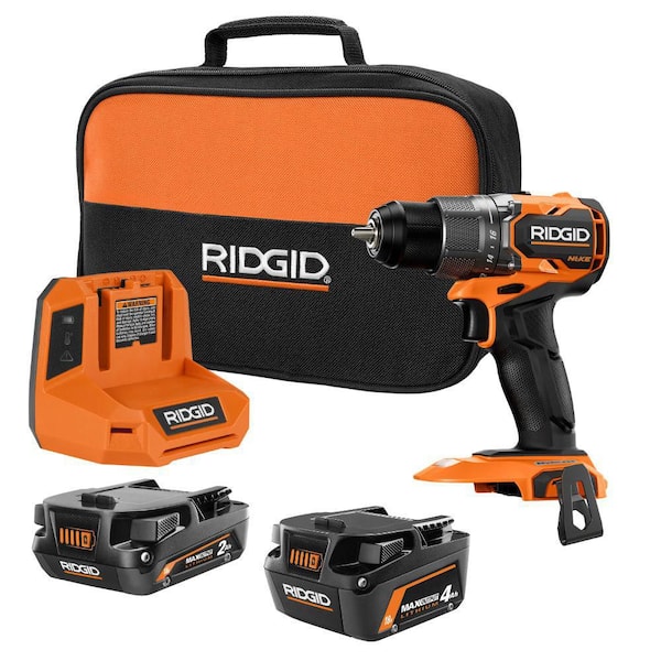 18V NUKE SubCompact Brushless Cordless 1/2 in. Drill/Driver Kit with 2.0 Ah MAX and 18V 4.0 Ah MAX Lithium-Ion Battery