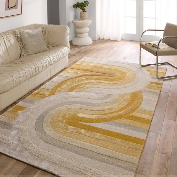 Nourison Jaipur 9 x 13 Denim Indoor Abstract Handcrafted Area Rug Nourison Jaipur 9 x 13 Denim Indoor Abstract Handcrafted Area Rug