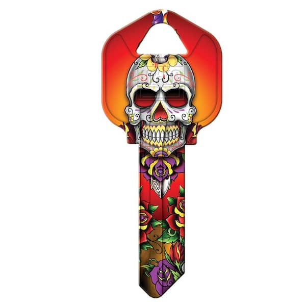 HY-KO KW1-29 Keyblank-Painted Skull